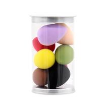 Esponjas De Maquiagem Mini 8 Peças Com Caixa De Armazenamento Para Base, Creme E Corretivo Para Uso