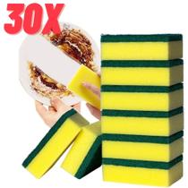 Esponjas Dupla Face - Limpeza Pesada e Suave kit com 30 MAIS VENDIDA Esponjas Dupla Face - Limpeza Pesada e Suave kit com 30 MAIS VENDIDA