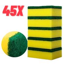 Esponjas Dupla Face Multiuso - Limpeza total MAIS VENDIDA 45 unidades Esponjas Dupla Face Multiuso - Limpeza total MAIS VENDIDA 45 unidades