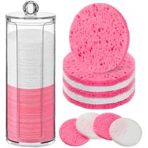 Esponjas faciais comprimidas Sieral 120 unidades com recipiente