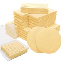 Esponjas faciais Luxiv 240+1 unidade comprimidas com estojo Esponjas faciais Luxiv 240+1 unidade comprimidas com estojo