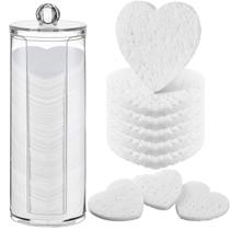 Esponjas faciais Sieral 120 unidades comprimidas com recipiente Esponjas faciais Sieral 120 unidades comprimidas com recipiente