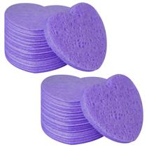 Esponjas faciais Spunspon 100 unidades de celulose em forma de coração