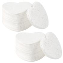 Esponjas faciais Spunspon 100 unidades de celulose em forma de coração