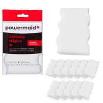 Esponjas Mágicas Melamina Tira Manchas Limpeza 12 peças - Powermaid
