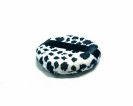 Esponjas p/ Pó Redonda Animal Print 8 cm 2 pçs