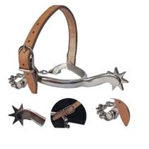 Espora aco inox Vaquejada Profissional Cavalo Cavalgada