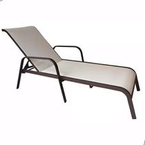 Espreguiçadeira Aluminio e Tela Sling para Piscina e Jardim 5 Posições Encosto Resistente Espreguiçadeira Aluminio e Tela Sling para Piscina e Jardim 5 Posições Encosto Resistente