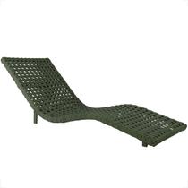 Espreguiçadeira Bogotá S/ Regulagem para Área Externa em Alumínio jardim
