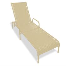 Espreguiçadeira Catar para Jardim e Piscina Reclinável