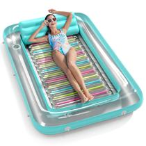 Espreguiçadeira de bronzeamento inflável Float Jasonwell 4 em 1