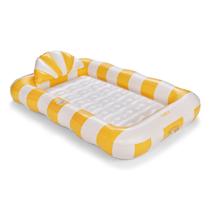 Espreguiçadeira de bronzeamento para piscina Float FUNBOY Yellow Stripe XL 180x120cm Espreguiçadeira de bronzeamento para piscina Float FUNBOY Yellow Stripe XL 180x120cm