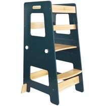 Espreguiçadeira de Cozinha WOOD CITY Safe Montessori para Crianças - Azul