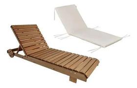 Espreguiçadeira de Madeira com Colchonete ALF010ALM