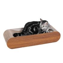Espreguiçadeira de papelão Cat Scratcher em forma de osso marrom FluffyDream