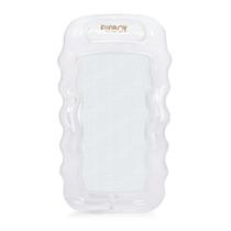 Espreguiçadeira de piscina FUNBOY de malha inflável transparente com travesseiro de 70 pol