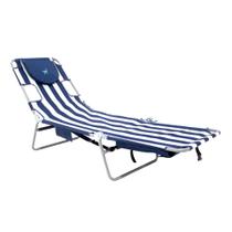 Espreguiçadeira Dobrável Reclinável Azul Ostrich para Exterior Espreguiçadeira Dobrável Reclinável Azul Ostrich para Exterior