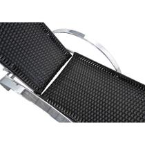 Espreguiçadeira encosto reclinável fibra sintética e alumínio para piscina - Sarah Móveis