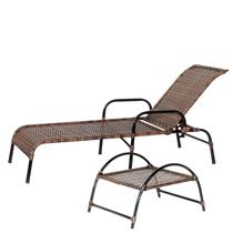 Espreguiçadeira Esteira Catar 7 Regulagens com Mesa para Área de Piscina