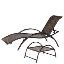 Espreguiçadeira Esteira Ipanema com Mesa de centro Para Área de Piscina Com 7 Regulagens - Pedra Ferro