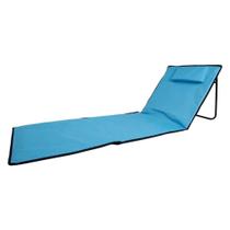 Espreguiçadeira Esteira Portátil Praia Almofada Alça e Bolso - NTK