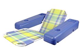 Espreguiçadeira flutuante para piscina Poolmaster Caribbean Retro Plaid