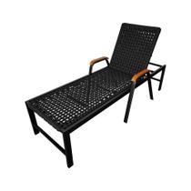 Espreguiçadeira Liz com Regulagem e Alumínio Corda Náutica