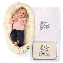 Espreguiçadeira Orgânica Blissful Beginnings para Bebês (12-24 Meses) com Bolsa