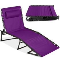 Espreguiçadeira Patio Best Choice Purple, capacidade de 300 libras