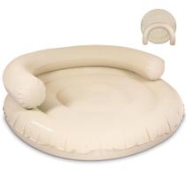 Espreguiçadeira Pool Float Swimline Cloud 360 com encosto para 1-3 pessoas Espreguiçadeira Pool Float Swimline Cloud 360 com encosto para 1-3 pessoas