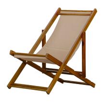 Espreguiçadeira Preguiçosa Dobrável Madeira Maciça Envernizada Mel Sem Braço Com Tecido Cor Bege Espreguiçadeira Preguiçosa Dobrável Madeira Maciça Envernizada Mel Sem Braço Com Tecido Cor Bege