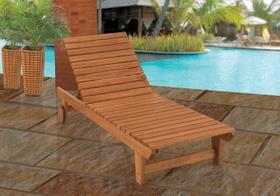 Espreguicadeira Recanto Stain Jatoba 1,84m - 15678