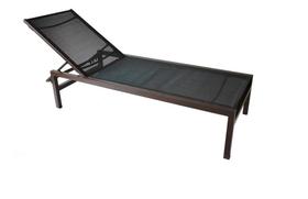 Espreguiçadeira Sem Braço Alumínio Piscina Encosto Regulável Alumínio Marrom Tela Preta Espreguiçadeira Sem Braço Alumínio Piscina Encosto Regulável Alumínio Marrom Tela Preta