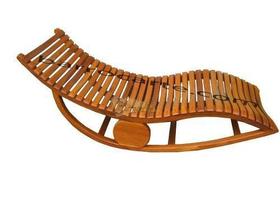 Espreguiçadeira Solteiro De Balanço Disparate em Madeira de Demolição - Cód 1248