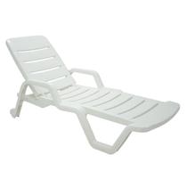 Espreguiçadeira Tramontina Leblon Basic em Polipropileno Branco Espreguiçadeira Tramontina Leblon Basic em Polipropileno Branco