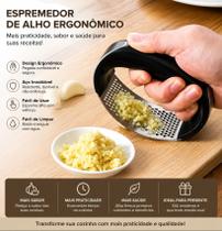 Espremedor Alho Inox Ergonômico Manual Fácil Limpeza Prático Espremedor Alho Inox Ergonômico Manual Fácil Limpeza Prático