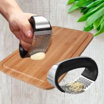 Espremedor Amassador Triturador De Alho Inox Manual Cozinha Achadinhos da Shoppe Casa Baratinho