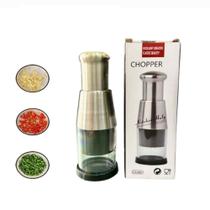 Espremedor Amassador Triturador De Alho Temperos Legumes Em Aço Inox Manual Cozinha Press Garlic