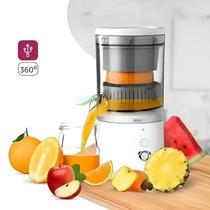 Espremedor Automático Recarregável Sucos De Fruta Laranja Cor Branco 110V/220V