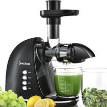 Espremedor BRECIOUS Cold Press de 2 velocidades Quiet Reverse Black