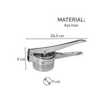 Espremedor de Batatas Aço Inox 27cm Profissional Espremedor de Batatas Aço Inox 27cm Profissional