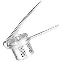 Espremedor de batatas inox purê leve rápido ergonômico corpo resistente 22cm Amassador de Legumes