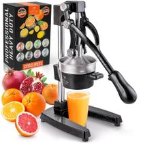 Espremedor de citrinos Zulay Kitchen Espremedor de suco de laranja em ferro fundido Espremedor de citrinos Zulay Kitchen Espremedor de suco de laranja em ferro fundido