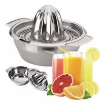 Espremedor De Frutas Inox Kehome Manual Profissional Suco de Laranja, Limão