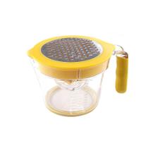 Espremedor de frutas manual da mão do Juicer alaranjado do limão com copo e ralador de medição incorporados