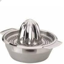 Espremedor de Frutas Manual para Suco de Laranja ,limão de Inox 9,5x13x16cm Mimo Style