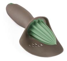 Espremedor De Frutas Manual Silicone Plasvale Marrom/Verde