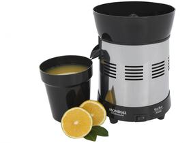 Espremedor de Frutas Mondial Cozinha E-10 Elétrico - Inox 250W Capacidade 1L