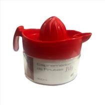 Espremedor De Frutas Pote De Vidro 300ML Vermelho - Wincy