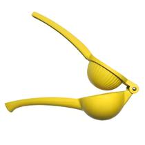 Espremedor de Limão Lima Collor Suco Resistente De Metal Esmaltado - Amarelo - UnyGift